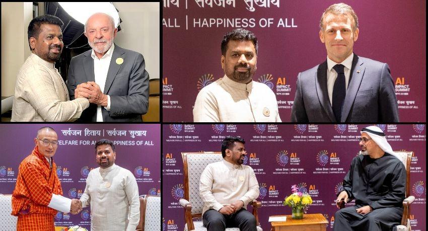 AKD Meets Leaders of Brazil, UAE, France & Bhutan